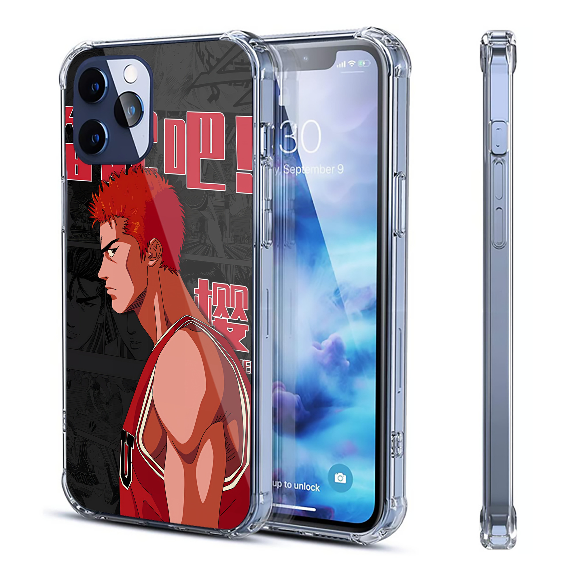 （画像用） SLAM DUNK／スラムダンク 【iPhone 12シリーズ対応】透明スマホケース（クリアソフトケース）